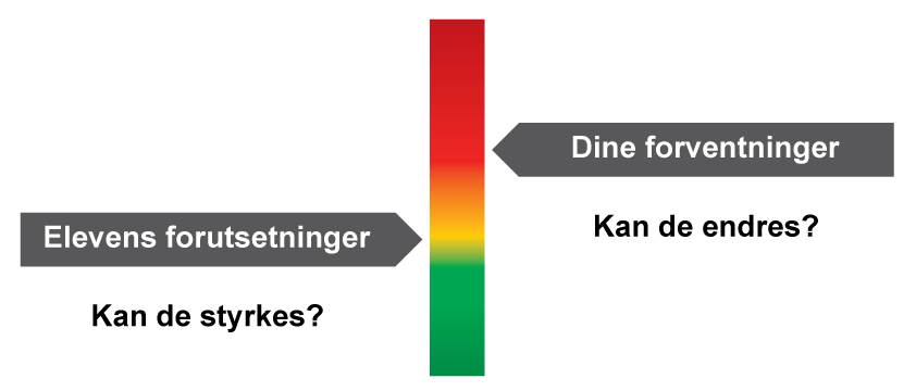 Elevens forutsetninger vs Dine forventninger